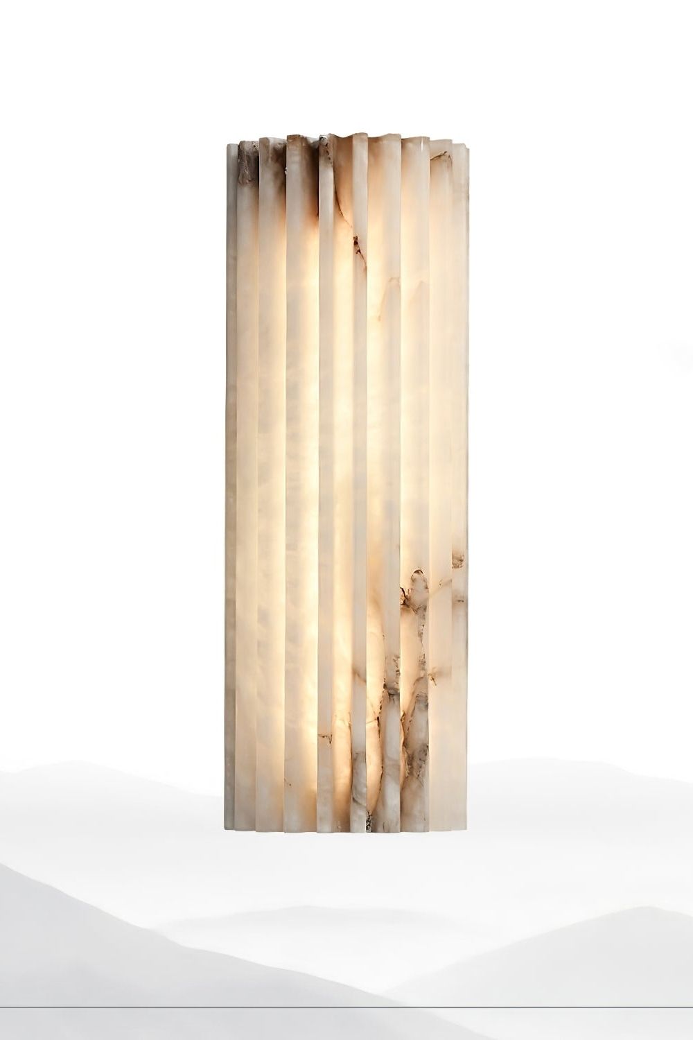 Alvia Alabasten Wandlamp | Natuursteen LED Wandlamp