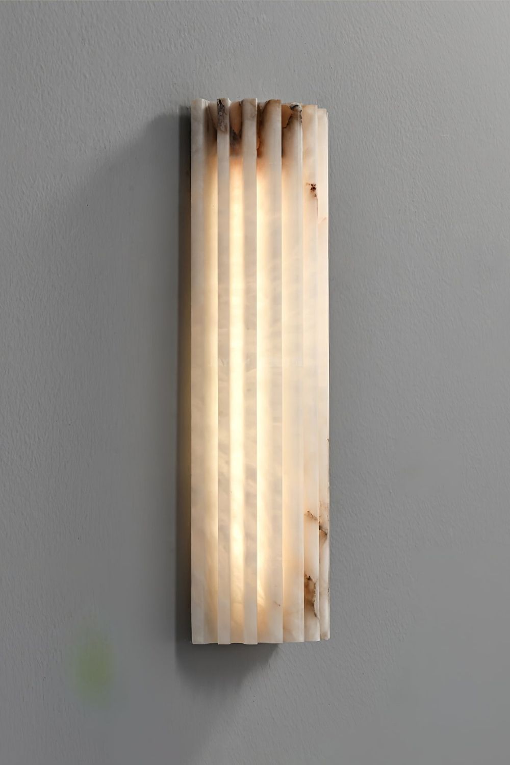 Alvia Alabasten Wandlamp | Natuursteen LED Wandlamp