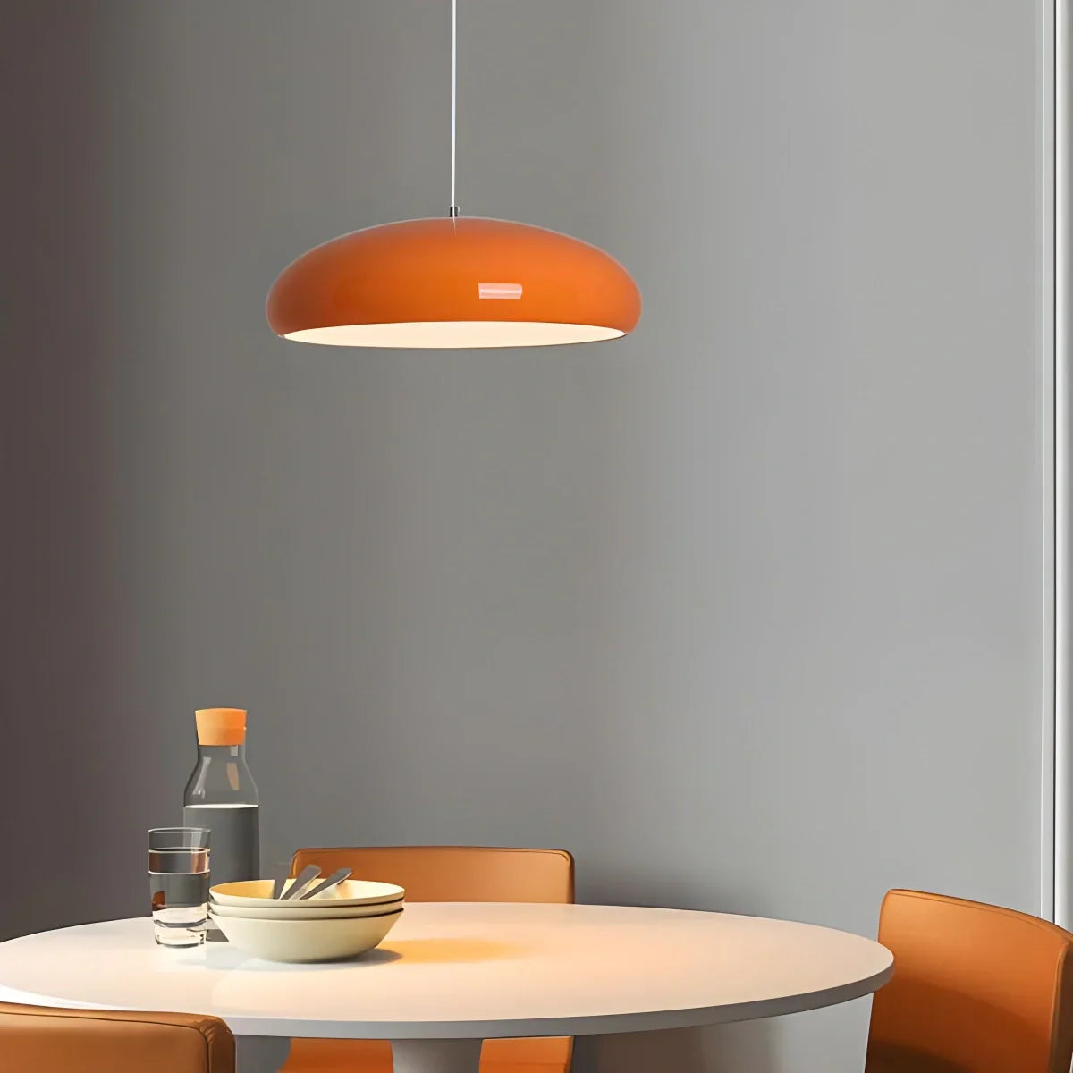 Lámpara colgante moderna con iluminación LED tricolor