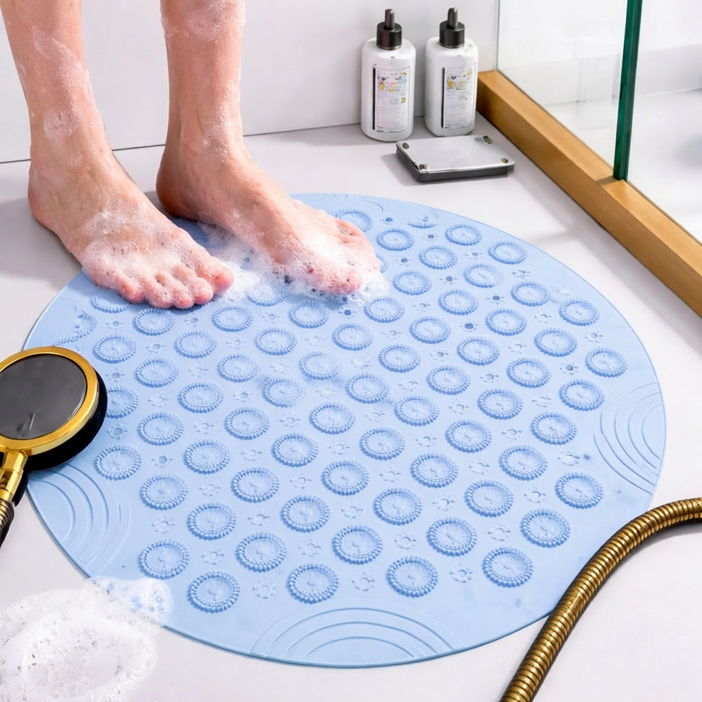 Moderne Douchemat | Ronde Antislip PVC Badmat
