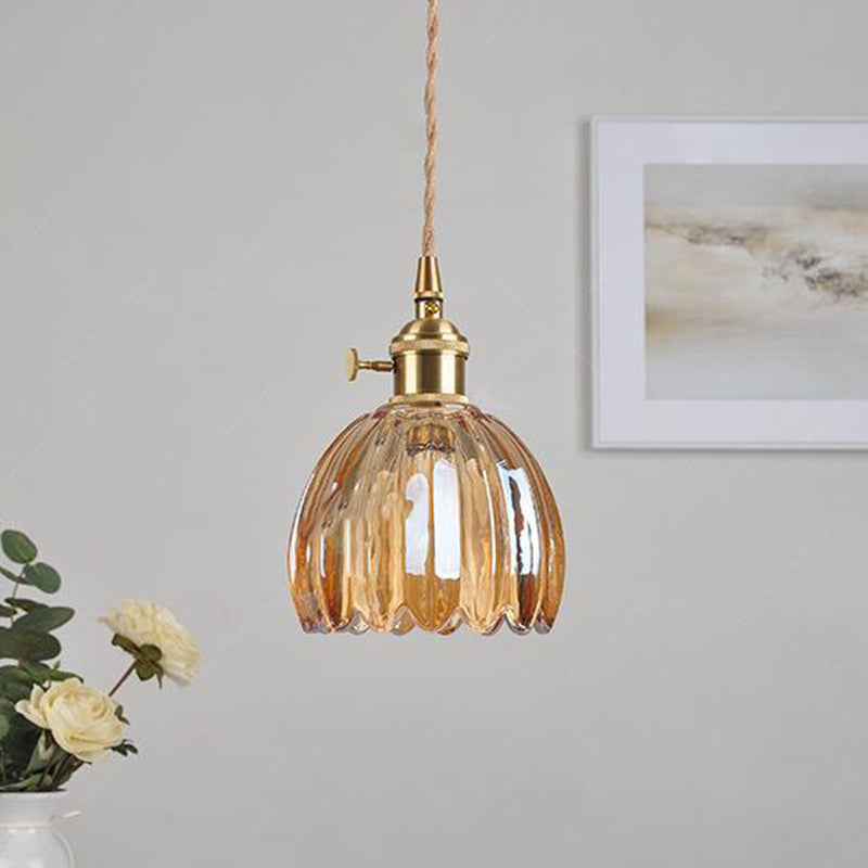 Scandinavische Glazen Hanglamp in Meerdere Kleuren
