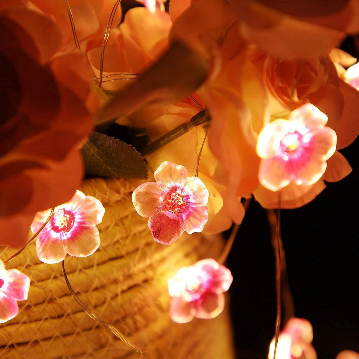 Rosa LED Dekorativ Lyskæde – Kreativ – (30 LED’er)