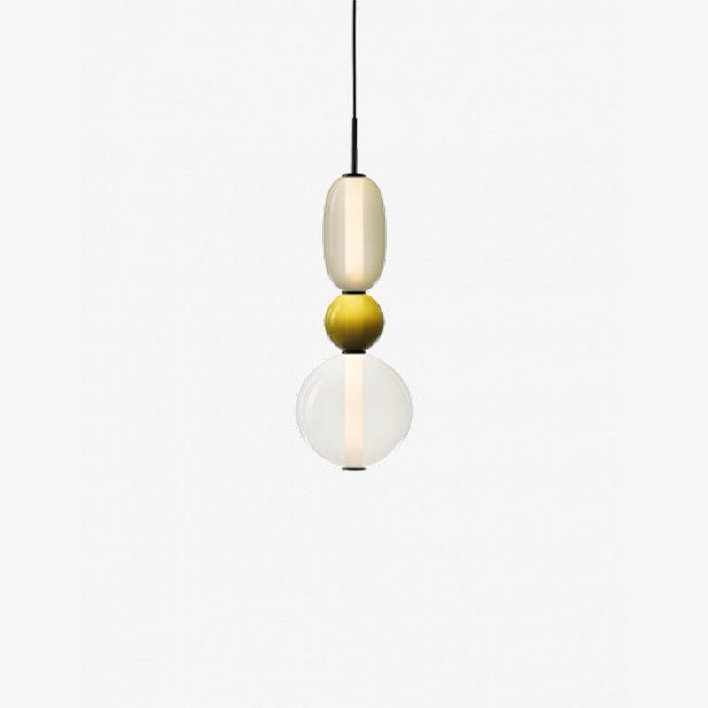 Scandinavische Candied-glazen hanglamp | Handgeblazen led