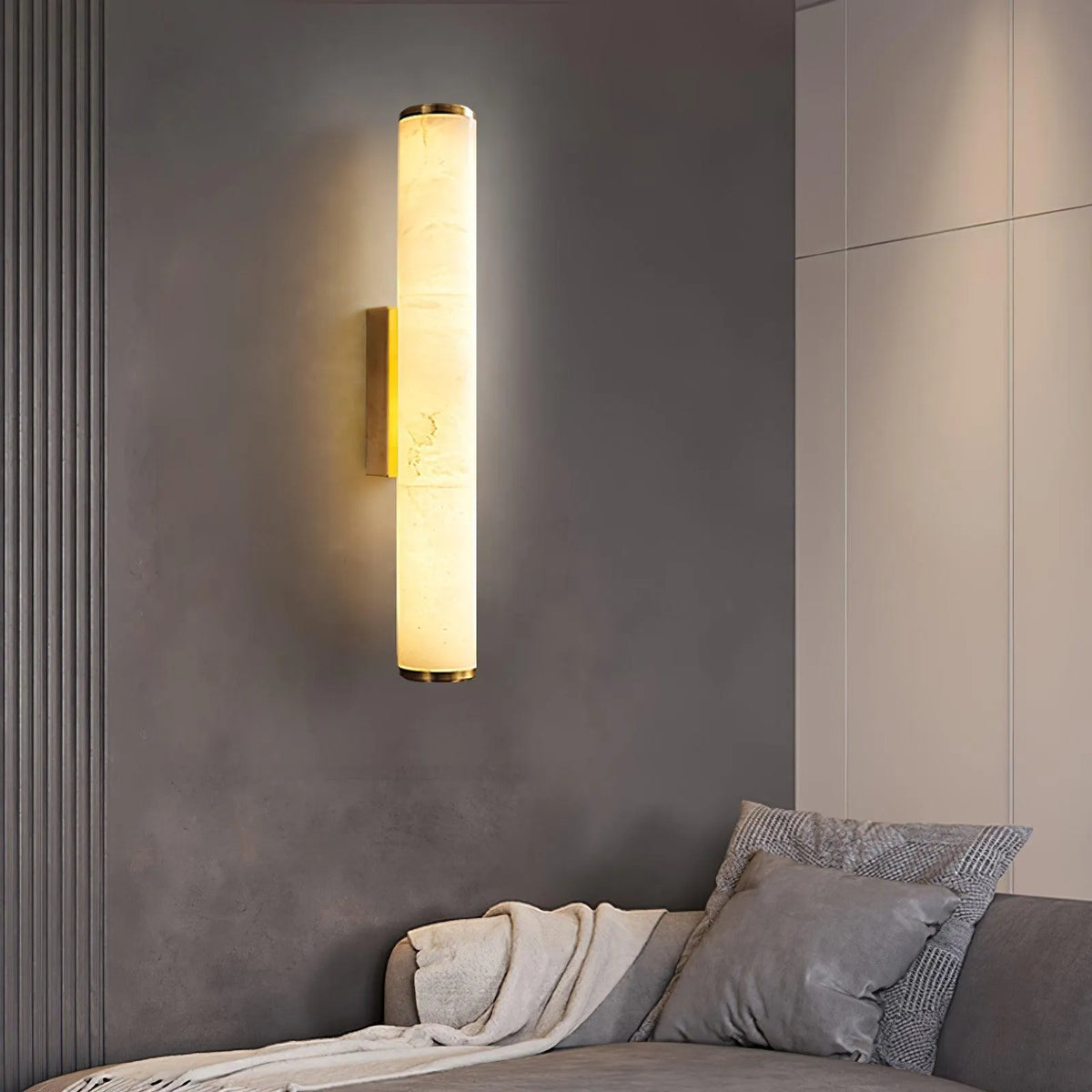 Luxe Marmeren Wandlamp | Spaanse Stijl LED Wandlamp