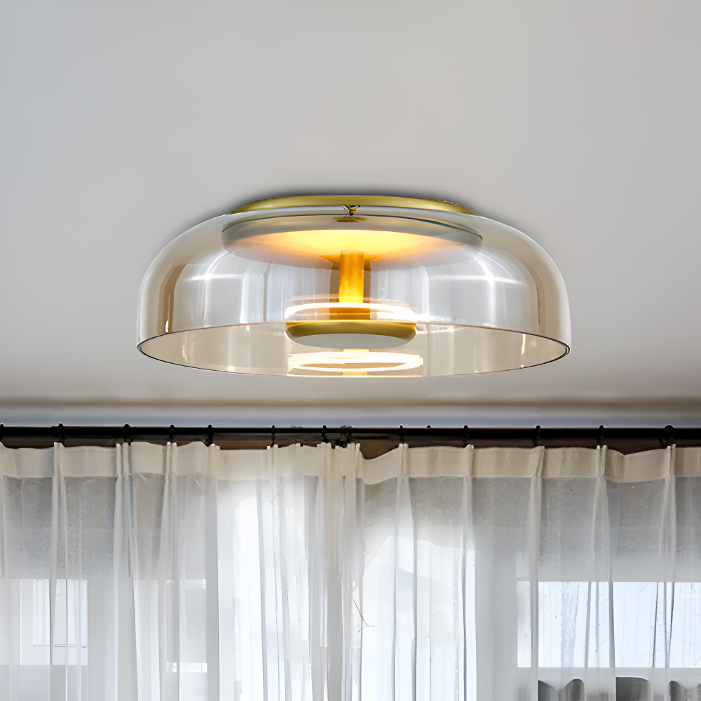 Scandinavisch Plafondlamp | Moderne Glazen LED Plafondlamp