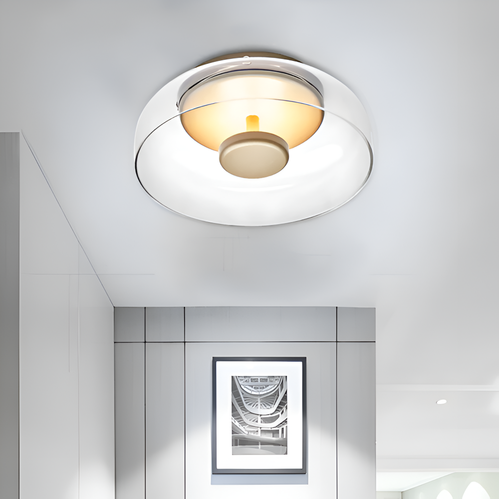Scandinavisch Plafondlamp | Moderne Glazen LED Plafondlamp