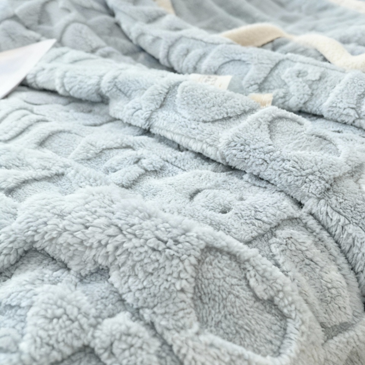 Gezellige Fleece Deken | Zachte Polyester Relaxatie- & Dutdeken