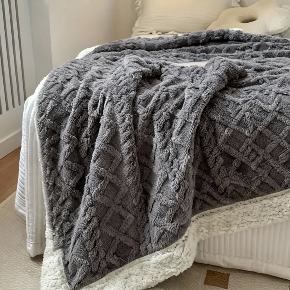 Verzwaringsdeken Van Jacquard 7kg | Zachte Comfortabele Slaapdeken