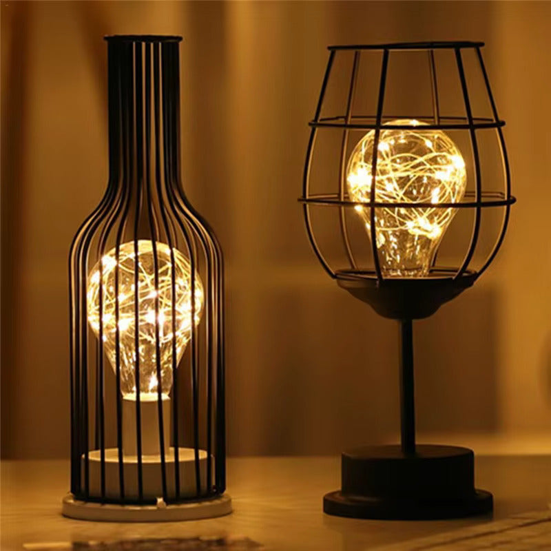 Amara – Collection of Table Lamps in Wine Bottle, Carafe & Glass Design
