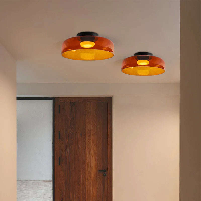 Moderne Designer Glas Loftlampe