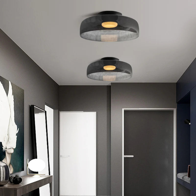 Moderne Designer Glas Loftlampe