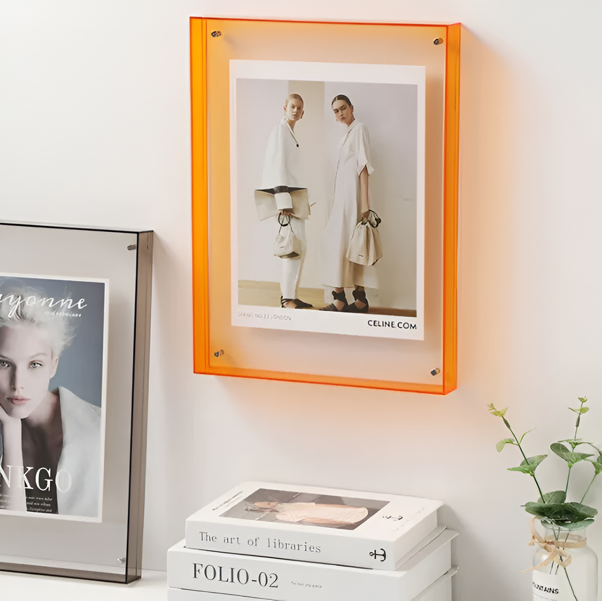 Transparante Acryl Fotolijst met Minimalistisch Design