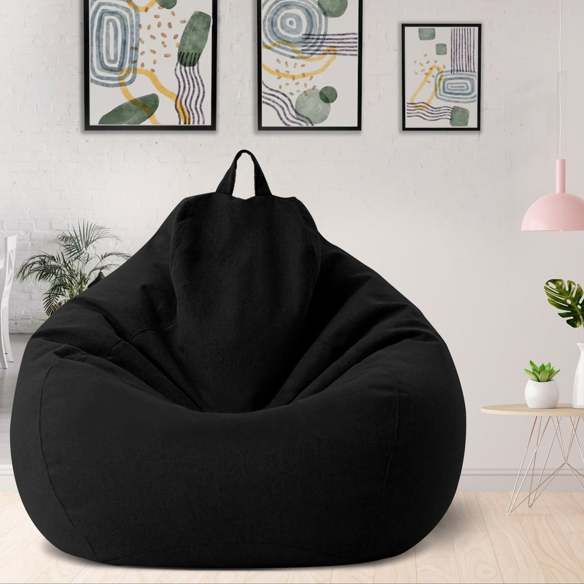 Ergonomisk sækkestolsbetræk | Stilfuldt polyesterbetræk 80×90 & 100×120 cm