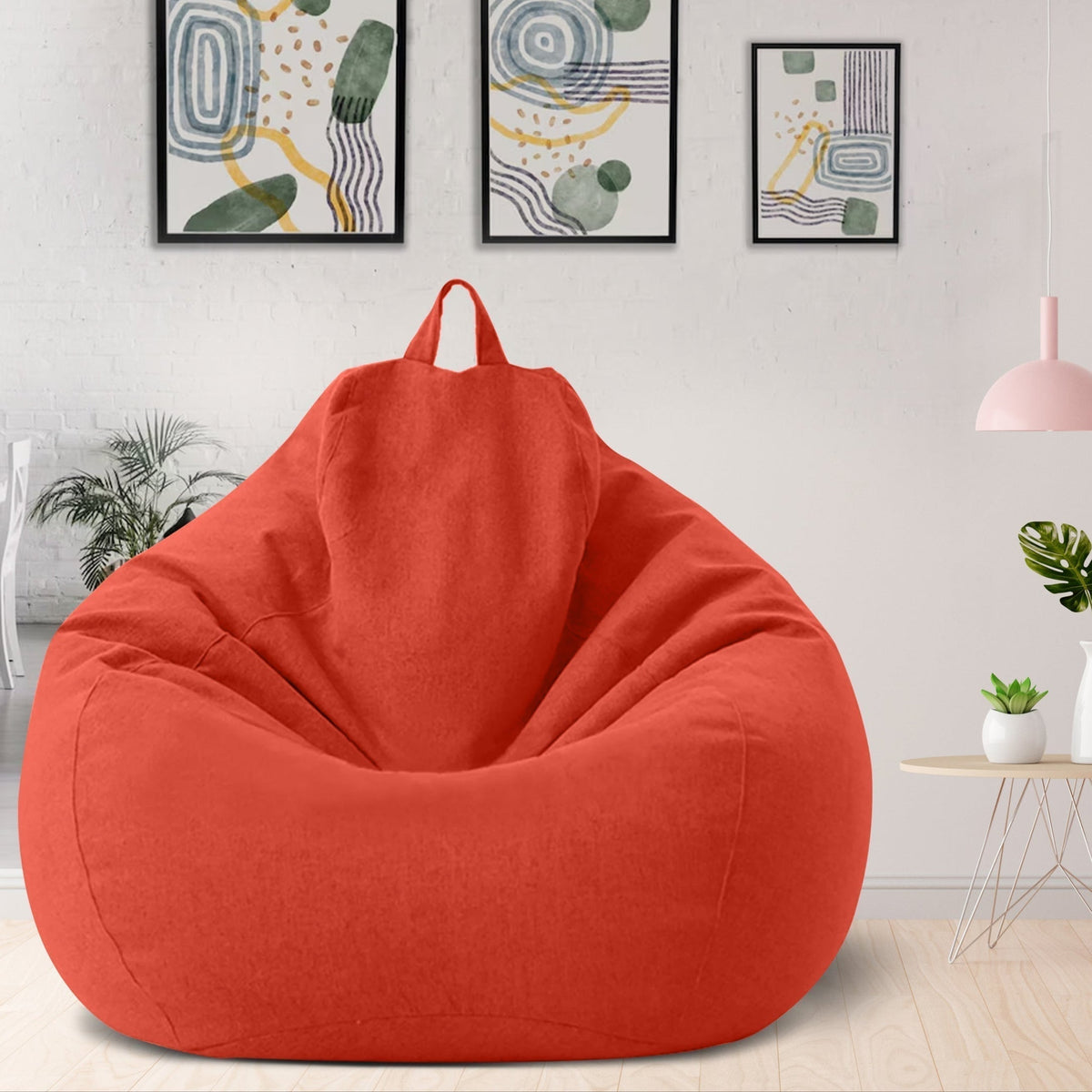 Ergonomisk sækkestolsbetræk | Stilfuldt polyesterbetræk 80×90 & 100×120 cm