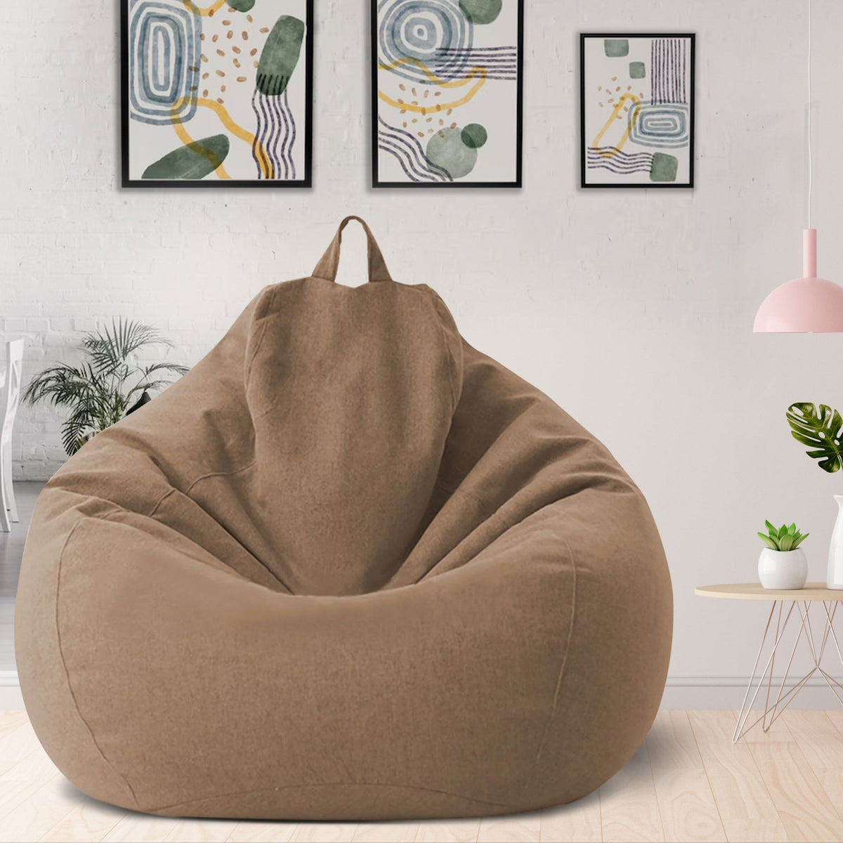 Ergonomisk sækkestolsbetræk | Stilfuldt polyesterbetræk 80×90 & 100×120 cm