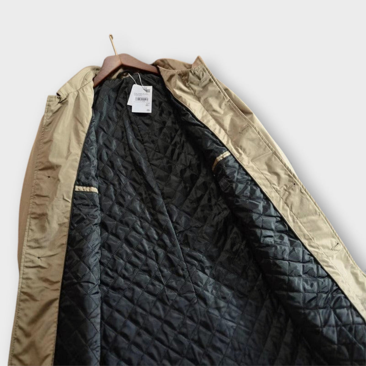 Men's Coat With Collar And Button Closure | Lightweight Transitional Coat