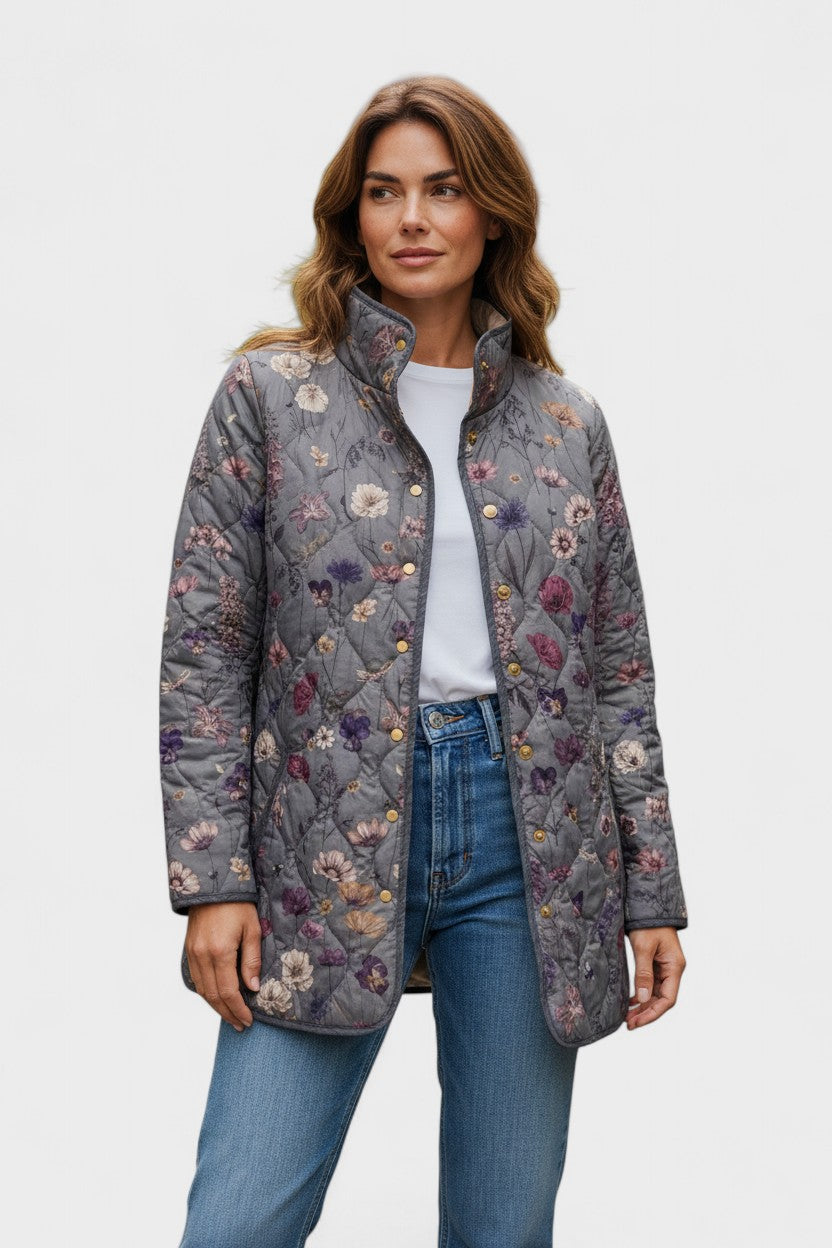 Dames Gewatteerde Winterjas | Warme Casual Jas Voor Dames