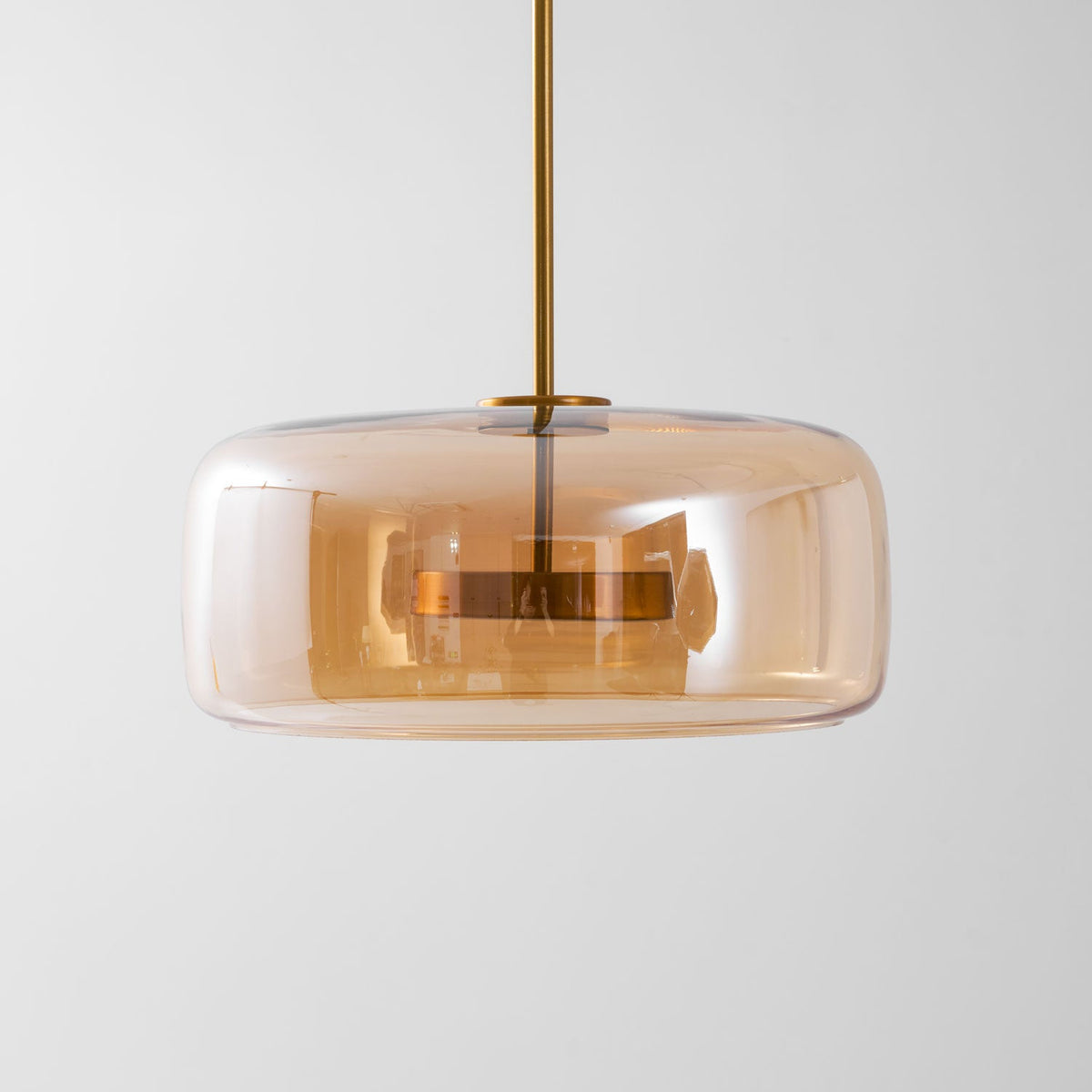 Minimalistisk Metro-glaspendel | Håndblæst LED-pendel