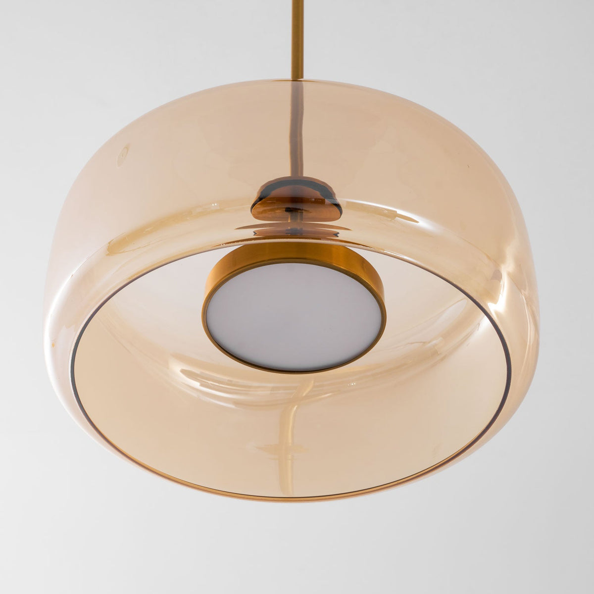 Minimalistisk Metro-glaspendel | Håndblæst LED-pendel