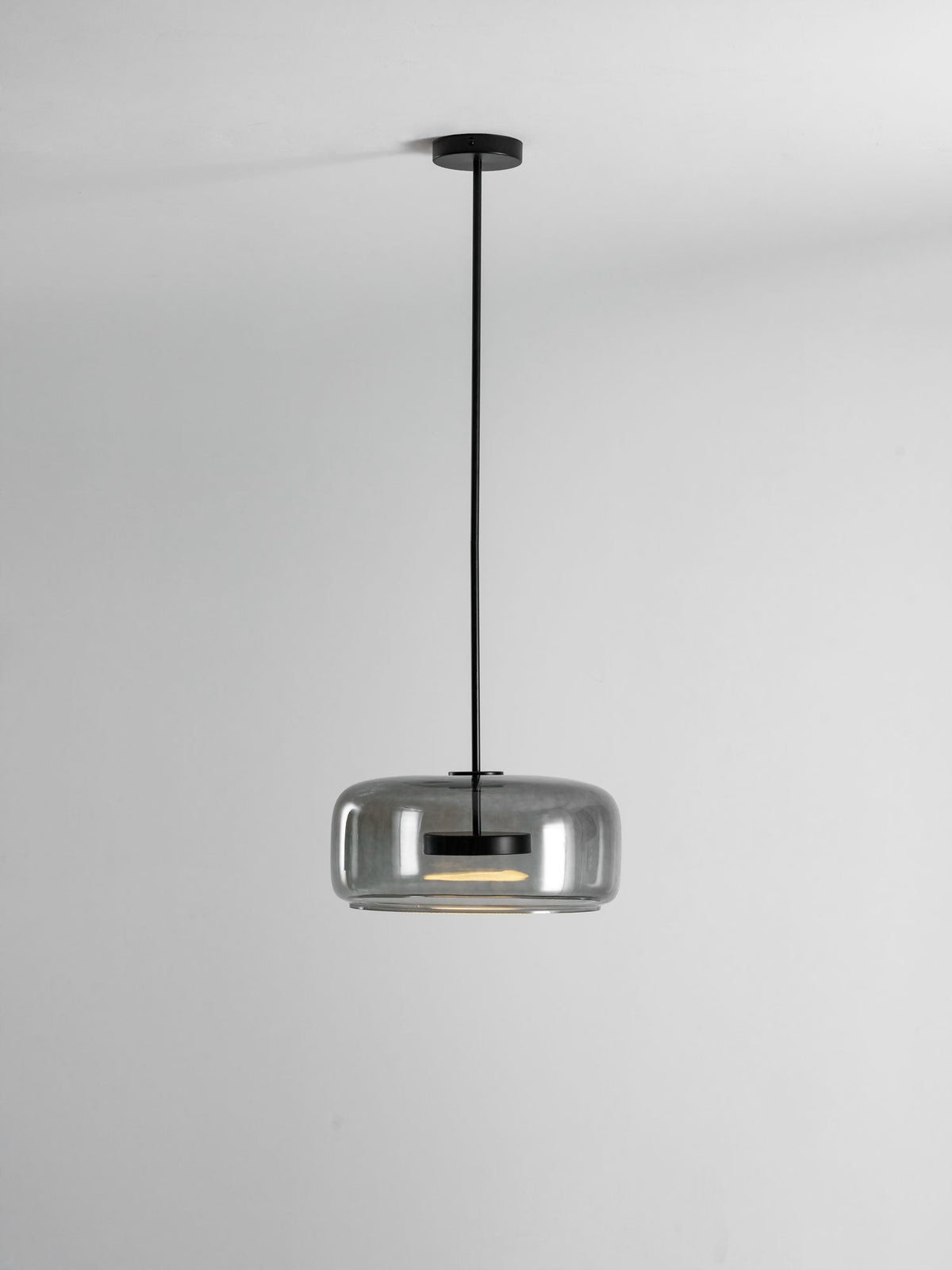 Minimalistisk Metro-glaspendel | Håndblæst LED-pendel