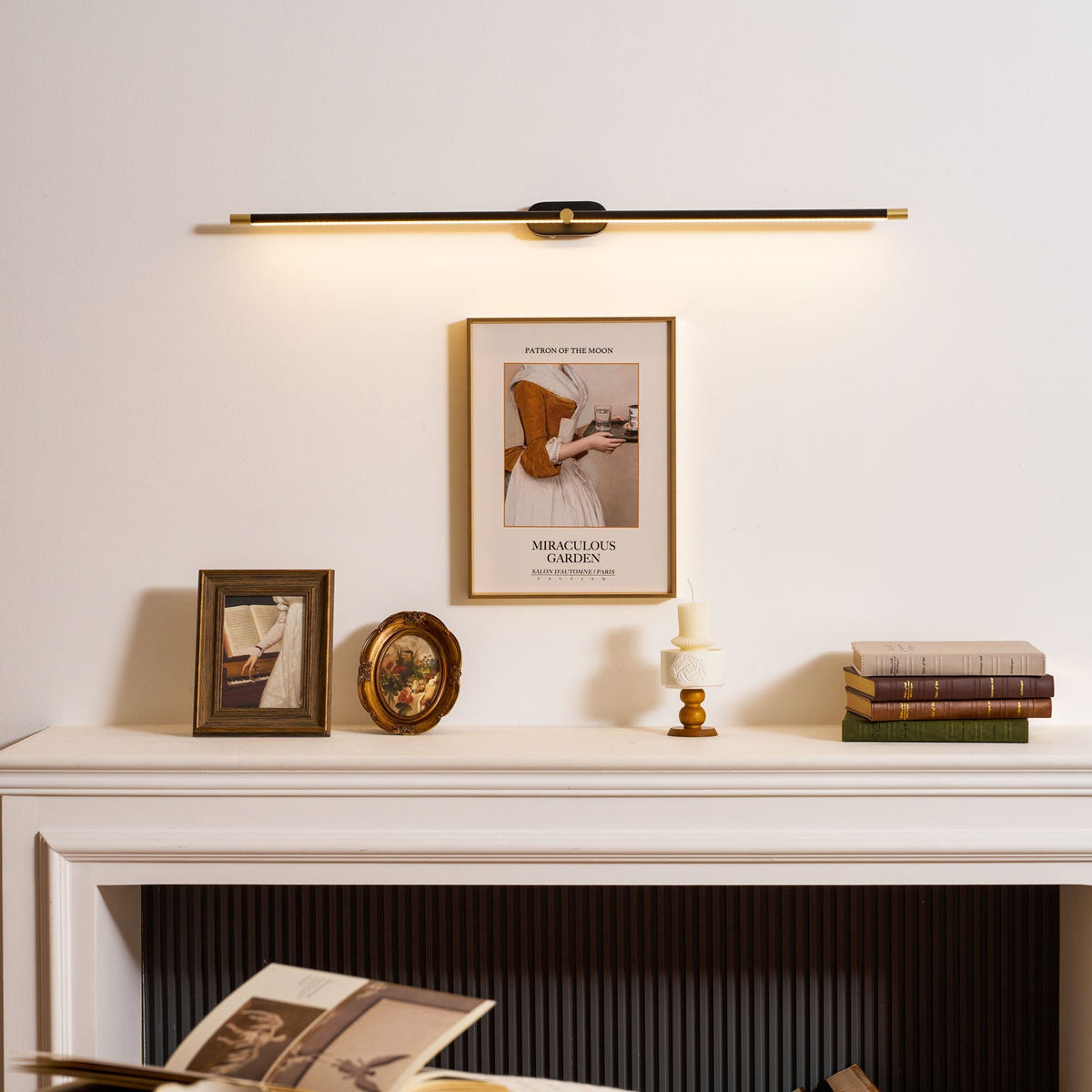 Lámpara de pared recargable minimalista | Iluminación LED inalámbrica para espejos