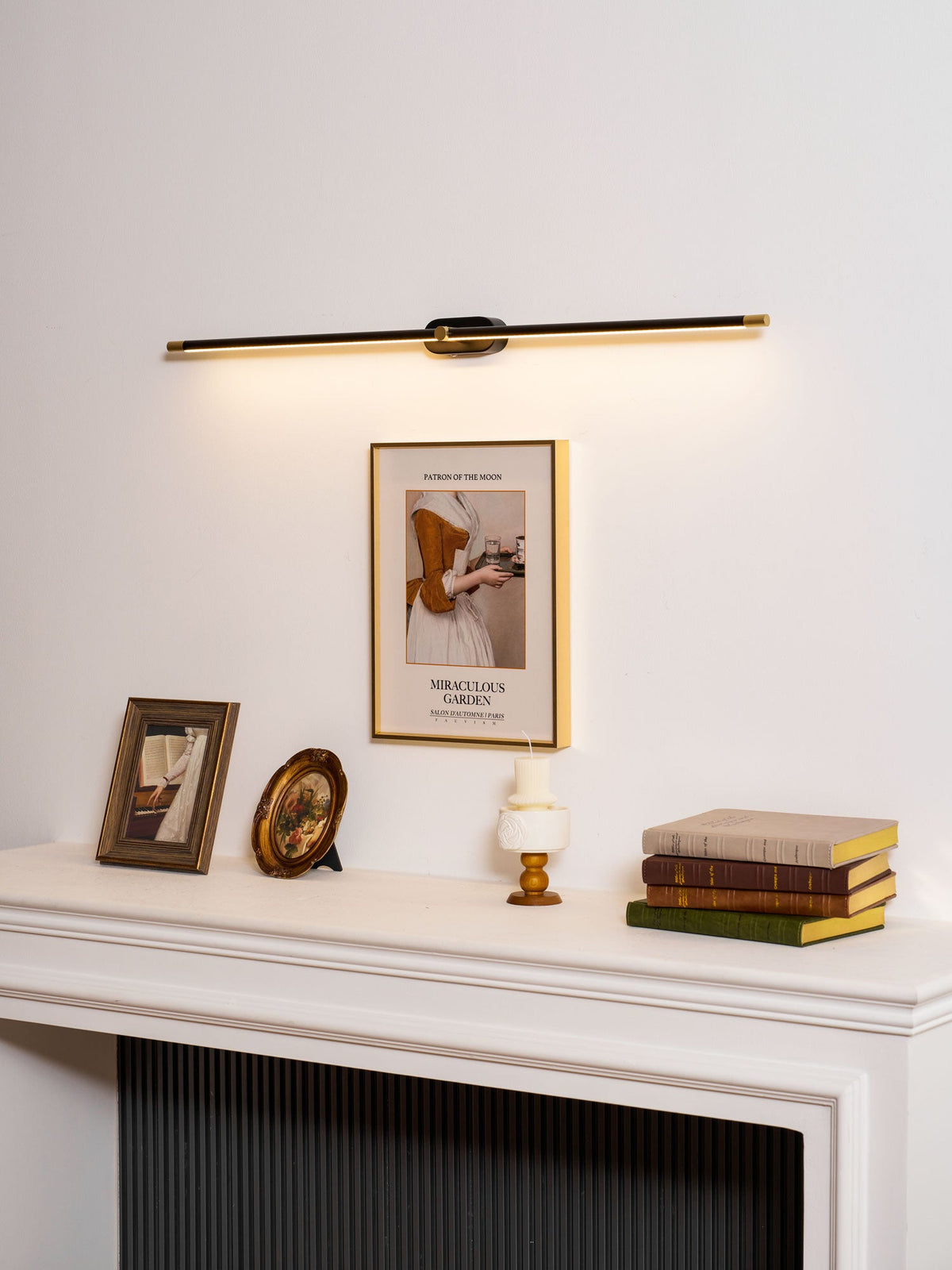 Lámpara de pared recargable minimalista | Iluminación LED inalámbrica para espejos