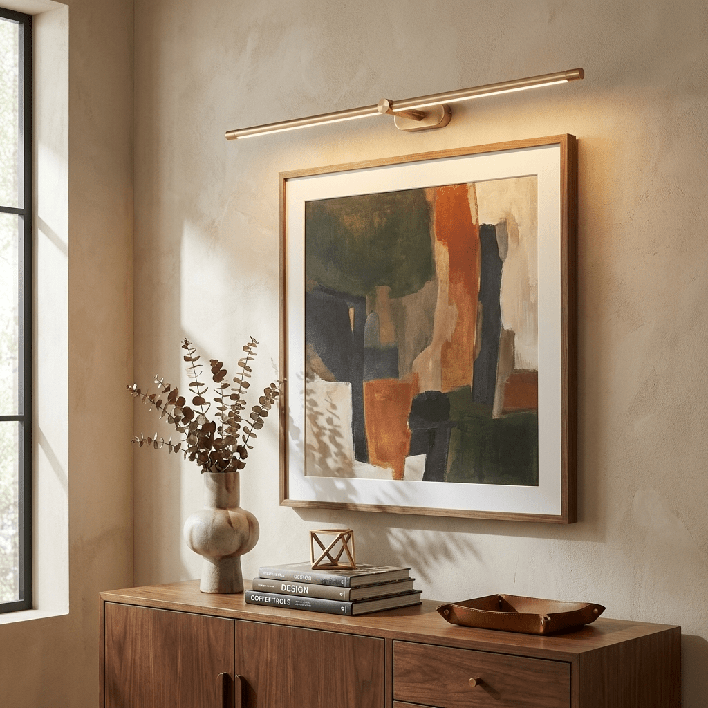 Lámpara de pared recargable minimalista | Iluminación LED inalámbrica para espejos