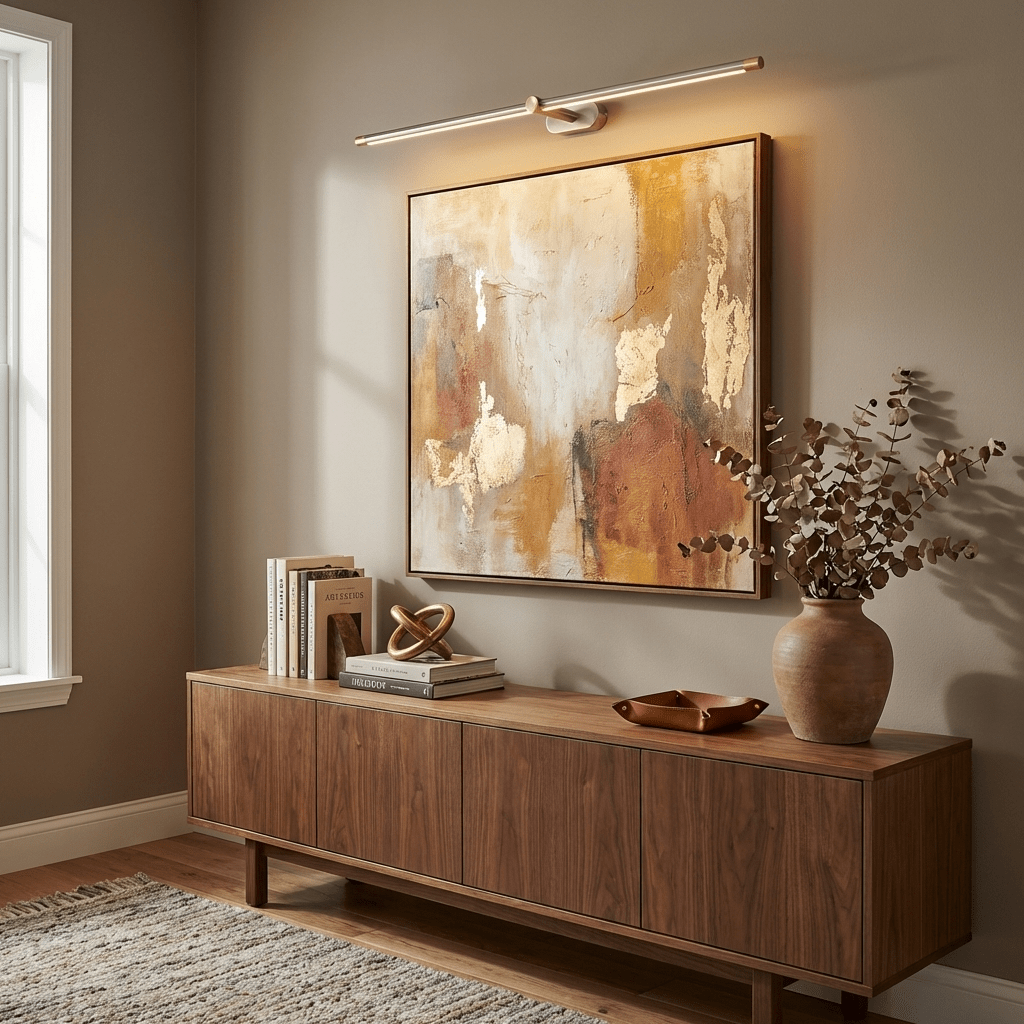 Lámpara de pared recargable minimalista | Iluminación LED inalámbrica para espejos
