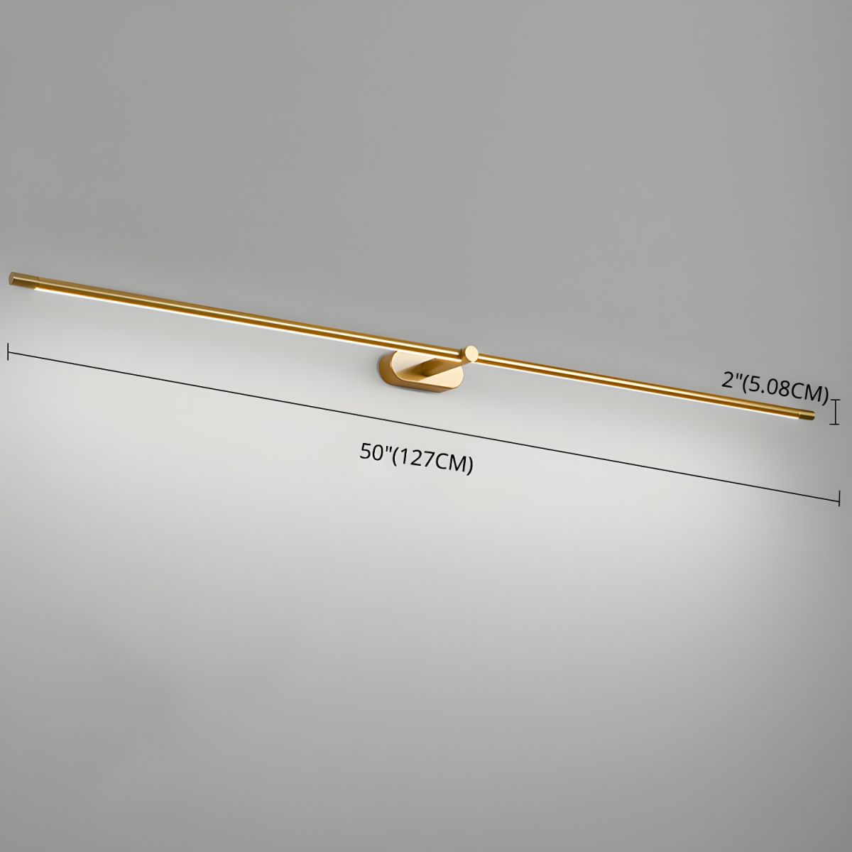 Lámpara de pared recargable minimalista | Iluminación LED inalámbrica para espejos