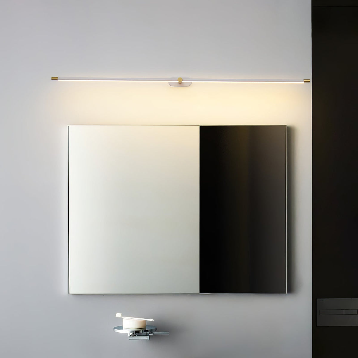 Lámpara de pared recargable minimalista | Iluminación LED inalámbrica para espejos