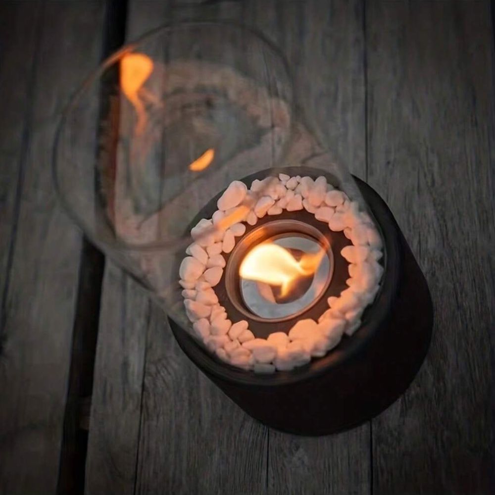 Everlasting Flame-olielampe | Elegant lanterne til inde og ude