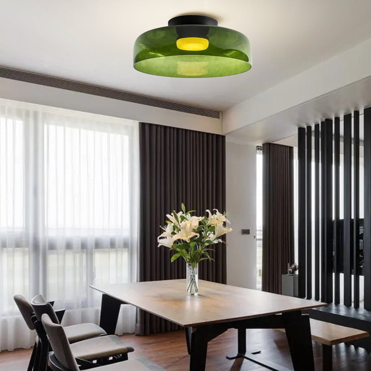 Moderne Designer Glas Loftlampe