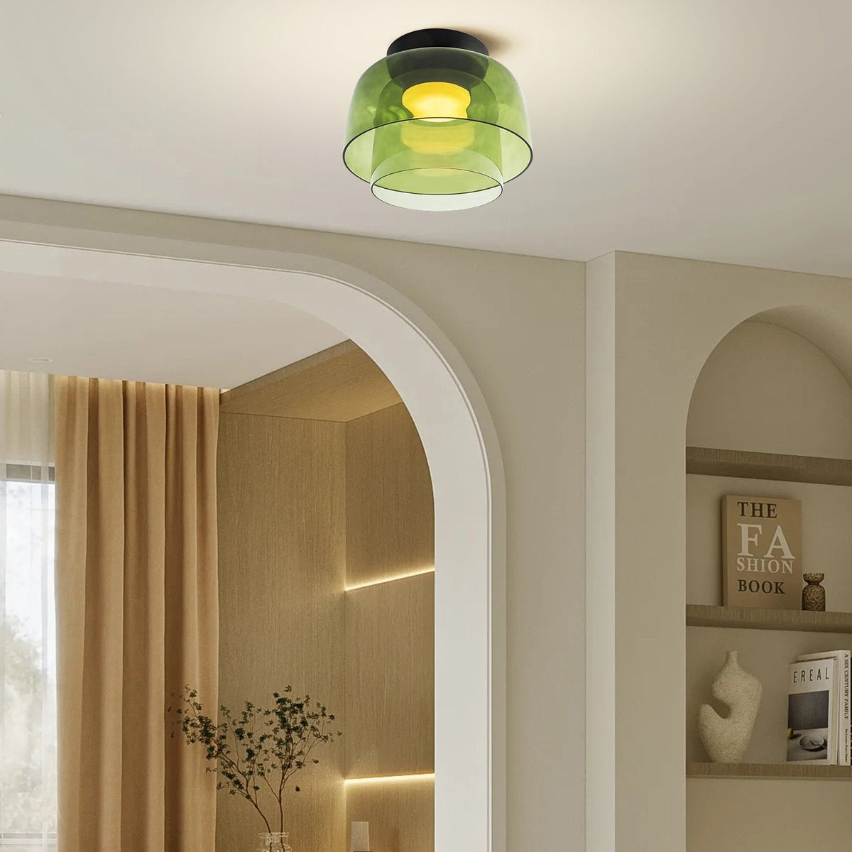 Moderne Designer Glas Loftlampe