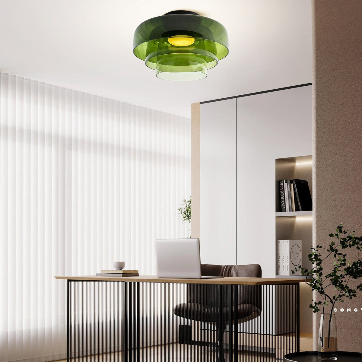 Moderne Designer Glas Loftlampe