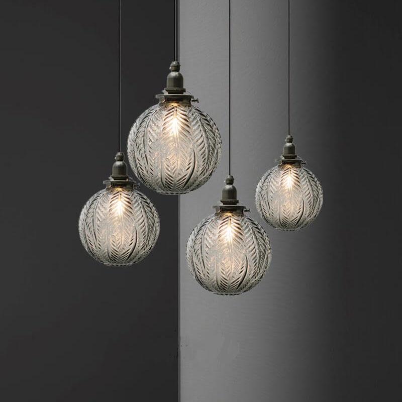 Moderne Glas Pendel med Stilfulde Detaljer