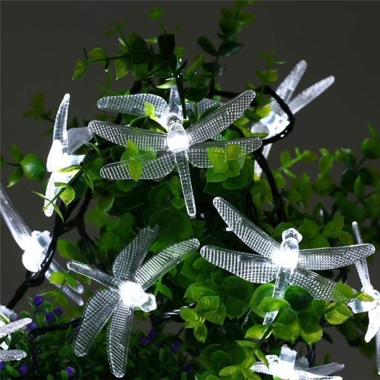 Kleurrijke Solar Slingerlichtjes – 20 tot 200 LED’s, IP44 Waterdicht