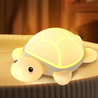 Shieldy - Schildpad Nachtlamp met LED en Tap-Functie