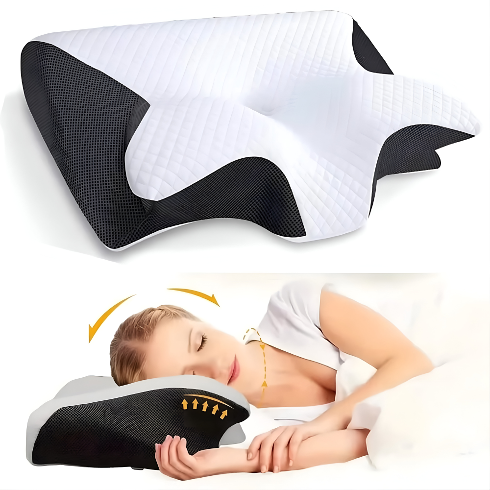 Almohada Ortopédica Premium – Soporte y Comodidad Suprema para el Cuello