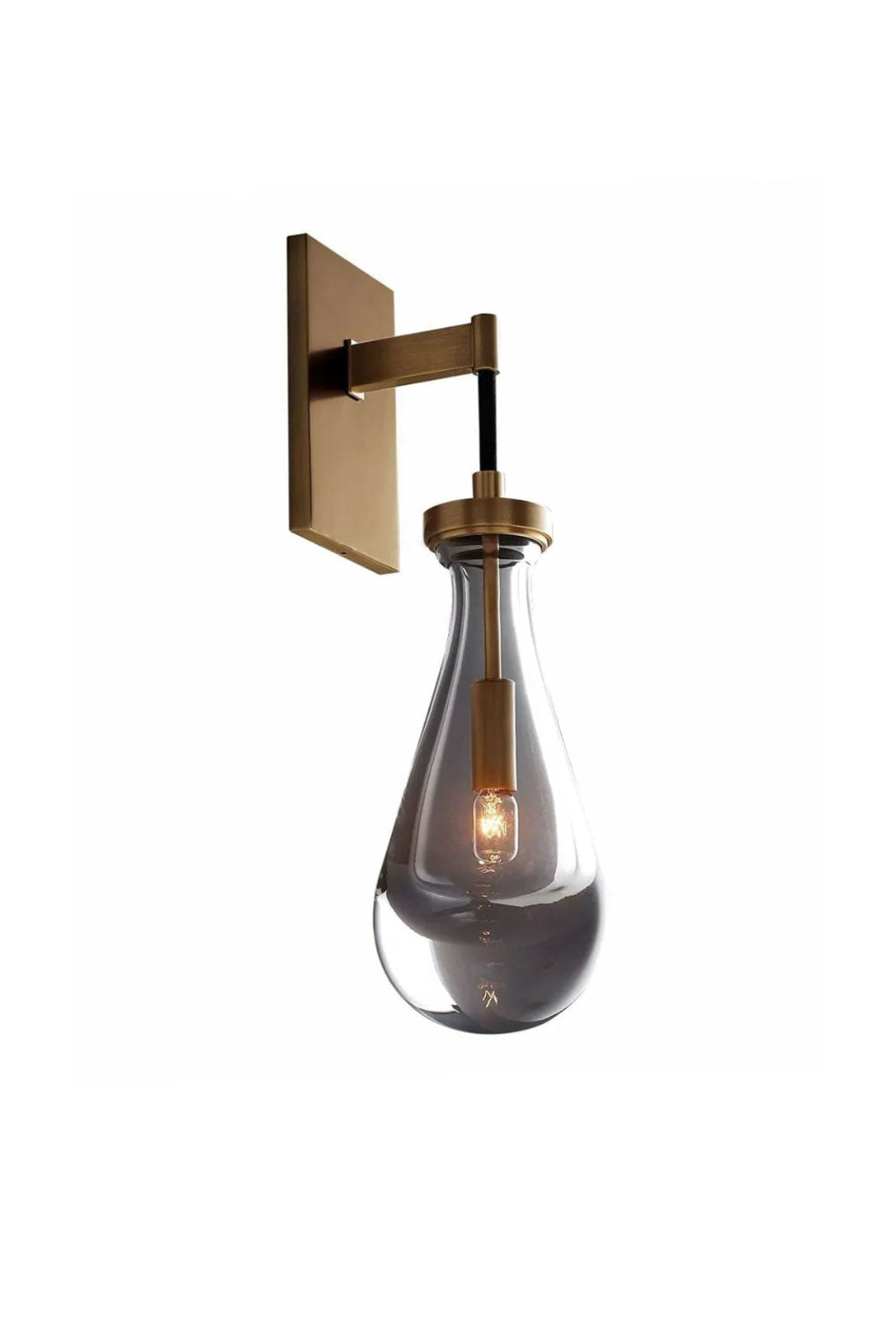 Lampa ścienna Rain | Kryształowa lampa ścienna E14 do wnętrz