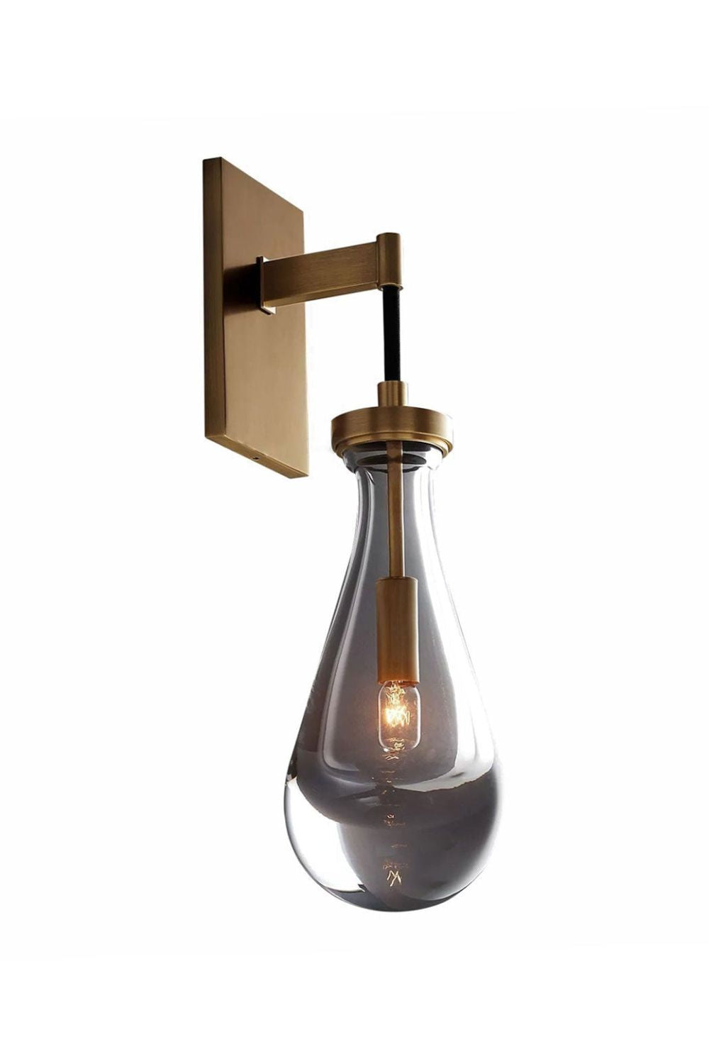 Lampa ścienna Rain | Kryształowa lampa ścienna E14 do wnętrz