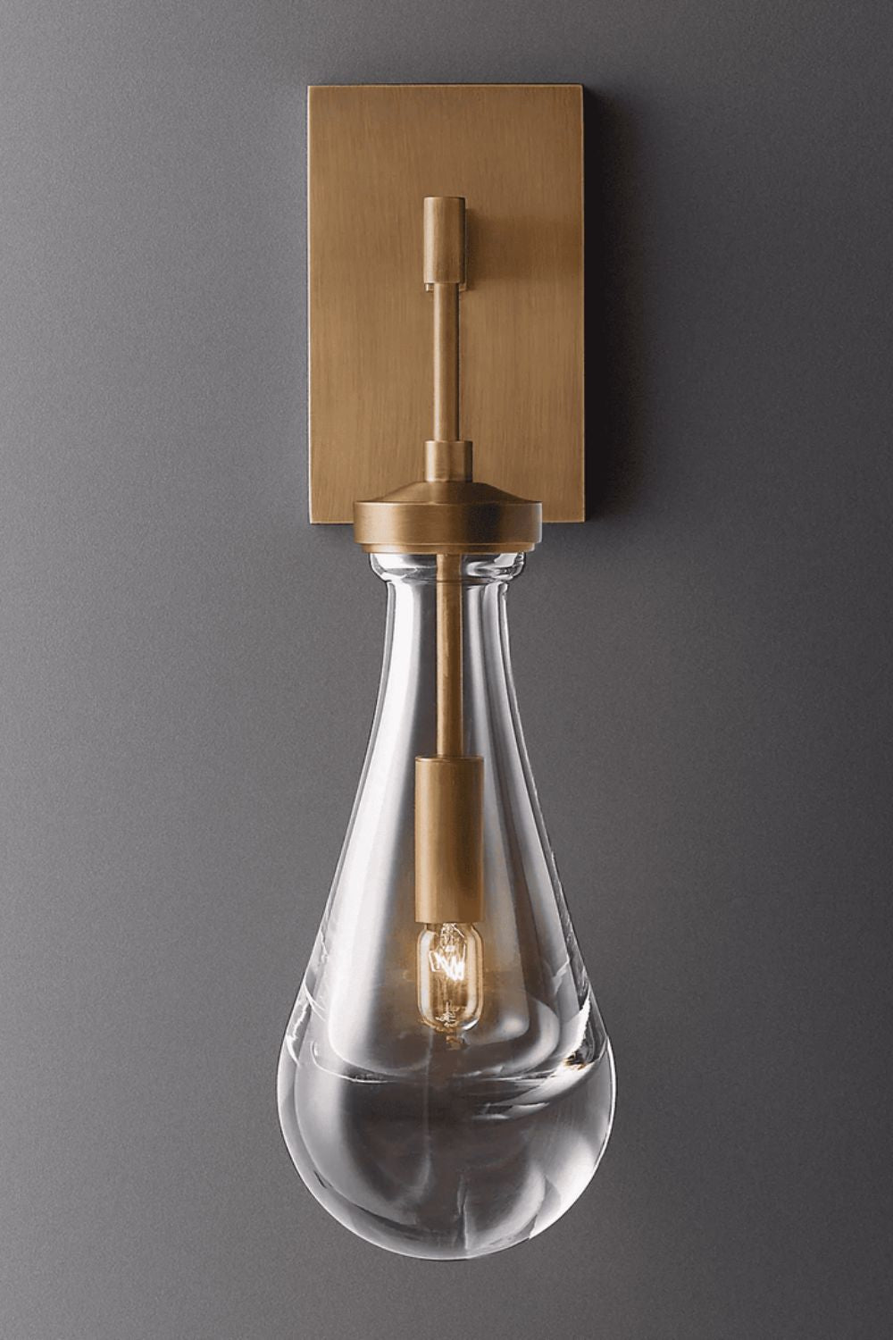 Lampa ścienna Rain | Kryształowa lampa ścienna E14 do wnętrz