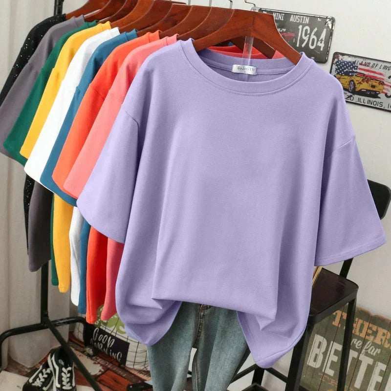 T-shirt oversize | T-shirt pour femme à coupe décontractée