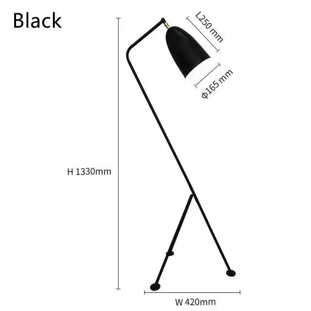 Scandinavisch Designer Grasshopper Vloerlamp | Nordic Moderne Verlichting