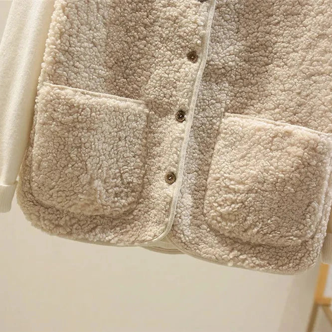 Fleecevest til damer med knapper og lommer | Celina Cascade-vest