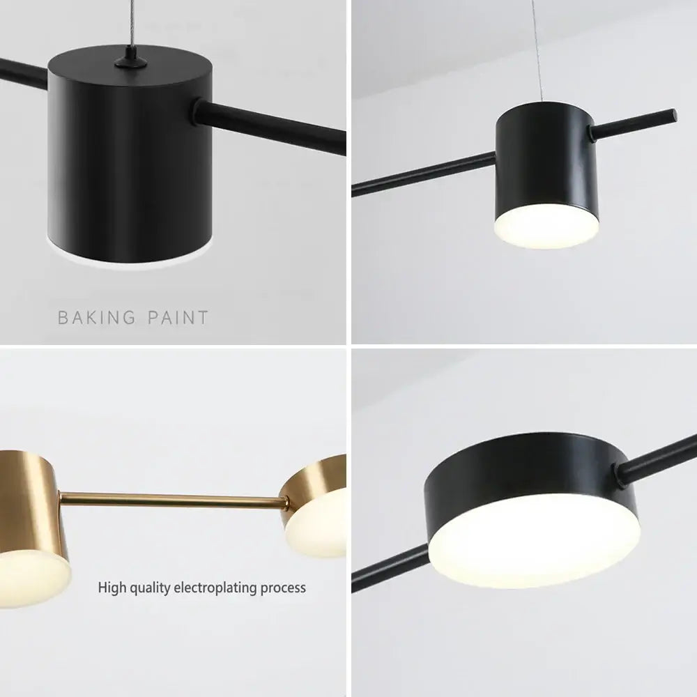 Hængende minimalistisk lysskinne | Moderne dekorativ pendellampe