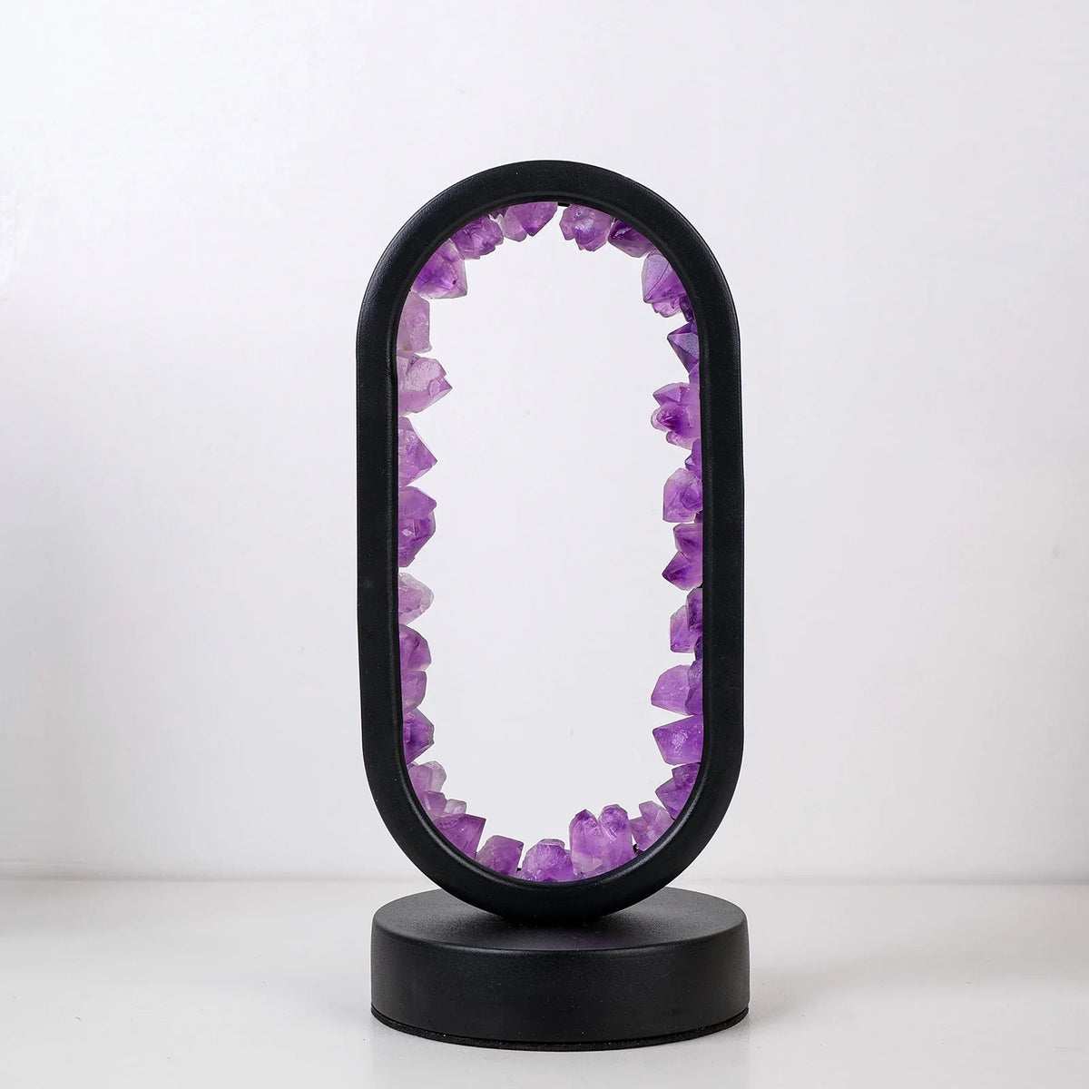 Lagom – Ametyst Serenitet Lampe med Naturlige Krystaller