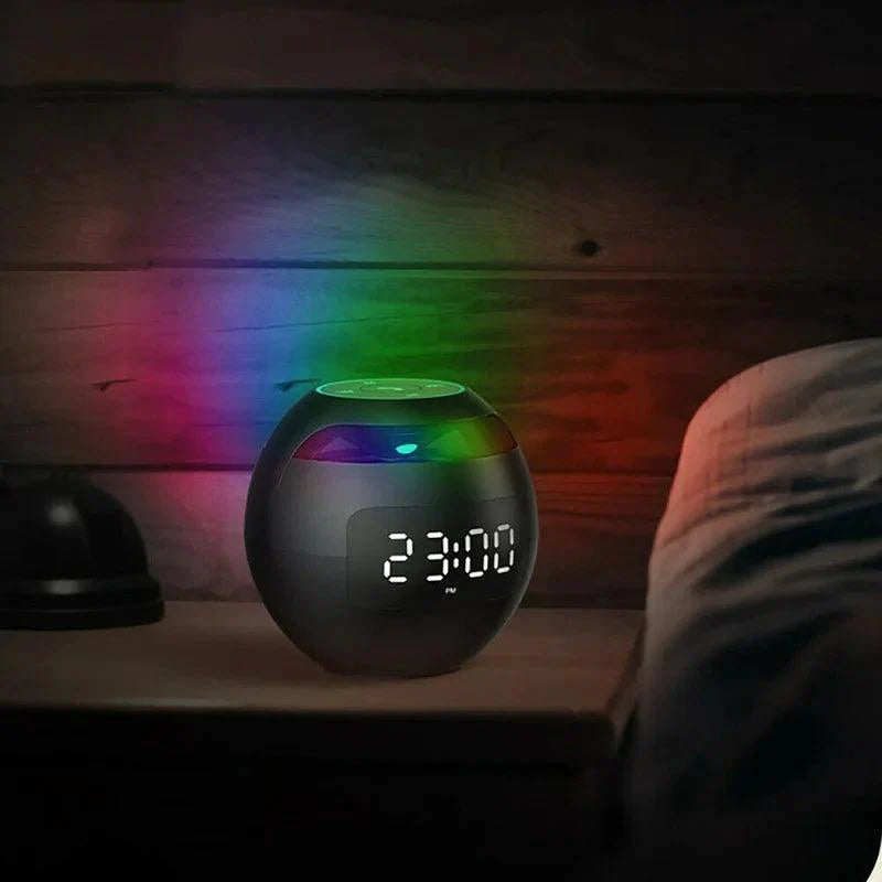 3-in-1 Digitale Wekker met Bluetooth Speaker & Nachtlamp – Compact & Stijlvol