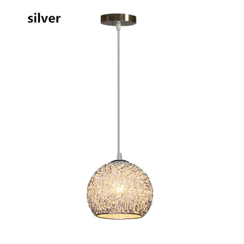 Kreatywna aluminiowa lampa wisząca – różne kolory – oprawka E26