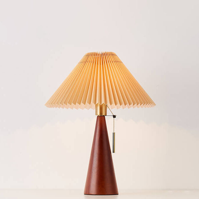 Japandi trä bordslampa