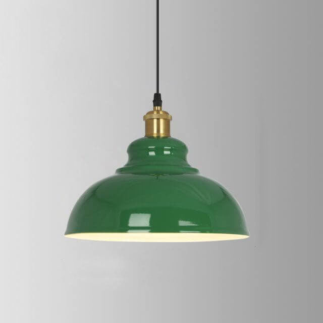 Industriële Elegante Groene Hanglamp in  Meerdere Formaten